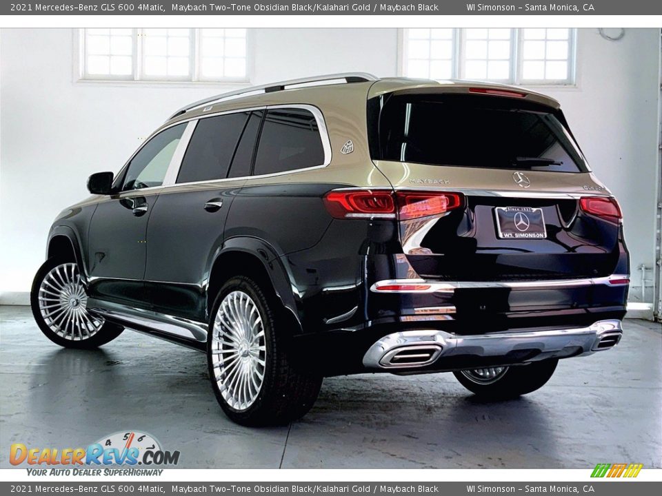 2021 Mercedes-Benz GLS 600 4Matic Maybach Two-Tone Obsidian Black/Kalahari Gold / Maybach Black Photo #2