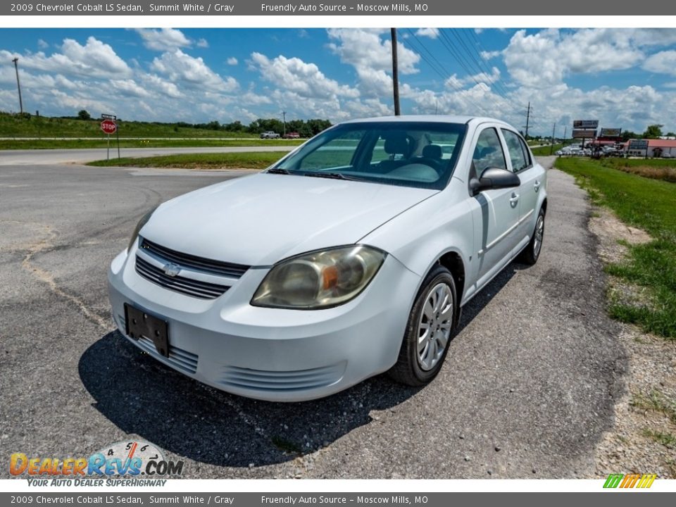 2009 Chevrolet Cobalt LS Sedan Summit White / Gray Photo #8