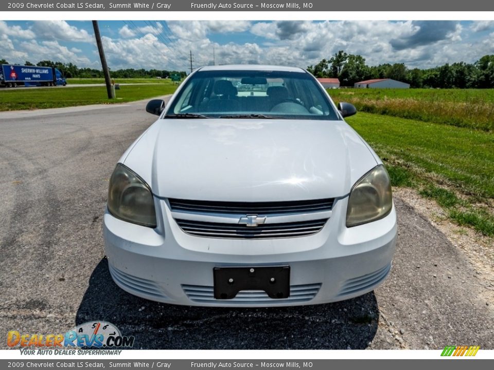 2009 Chevrolet Cobalt LS Sedan Summit White / Gray Photo #9