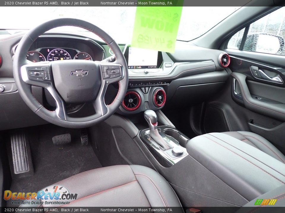 Jet Black Interior - 2020 Chevrolet Blazer RS AWD Photo #22