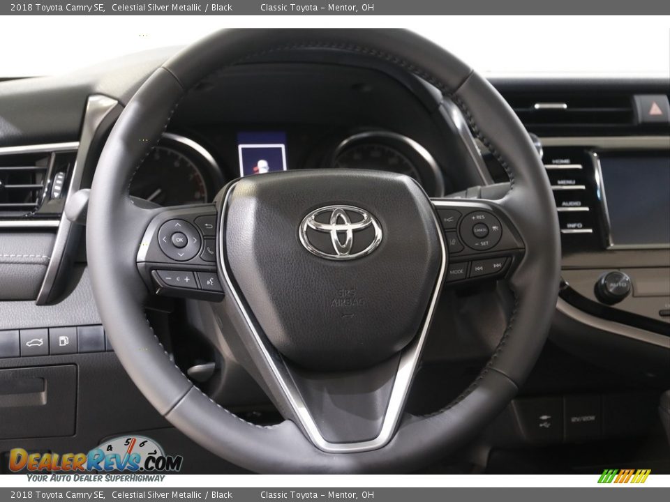 2018 Toyota Camry SE Celestial Silver Metallic / Black Photo #7