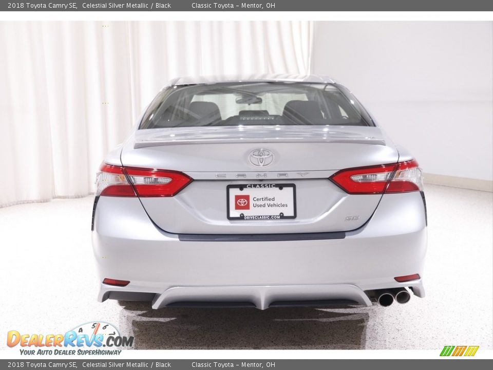 2018 Toyota Camry SE Celestial Silver Metallic / Black Photo #15
