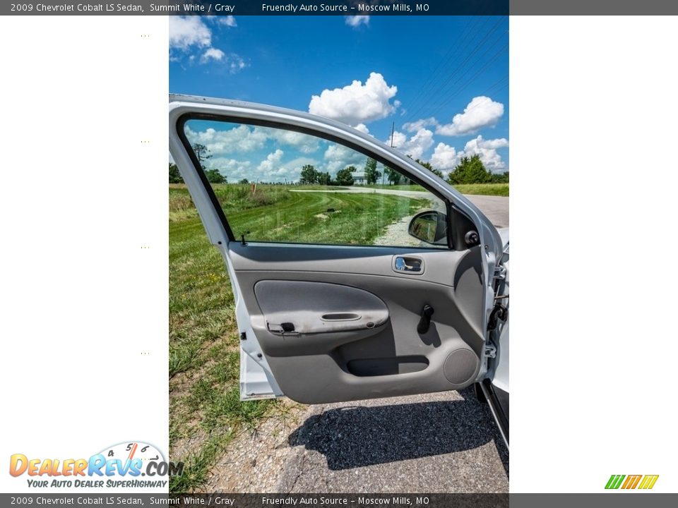 2009 Chevrolet Cobalt LS Sedan Summit White / Gray Photo #22