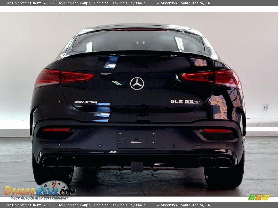 2021 Mercedes-Benz GLE 63 S AMG 4Matic Coupe Obsidian Black Metallic / Black Photo #3