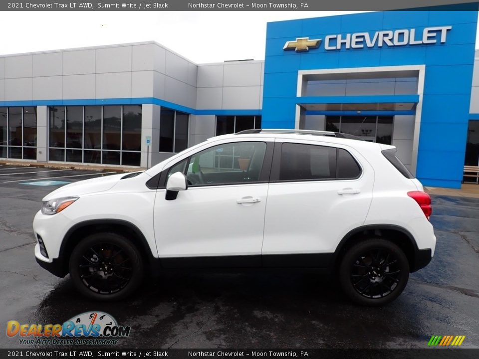 2021 Chevrolet Trax LT AWD Summit White / Jet Black Photo #3