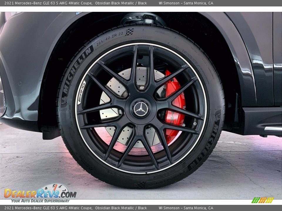 2021 Mercedes-Benz GLE 63 S AMG 4Matic Coupe Obsidian Black Metallic / Black Photo #10
