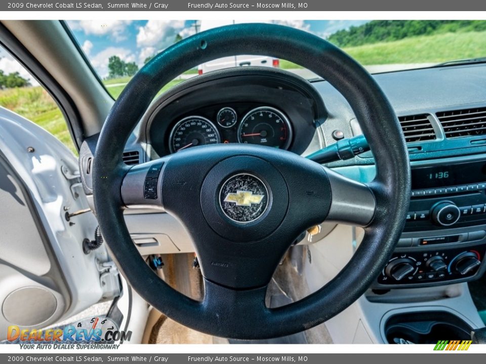 2009 Chevrolet Cobalt LS Sedan Summit White / Gray Photo #33