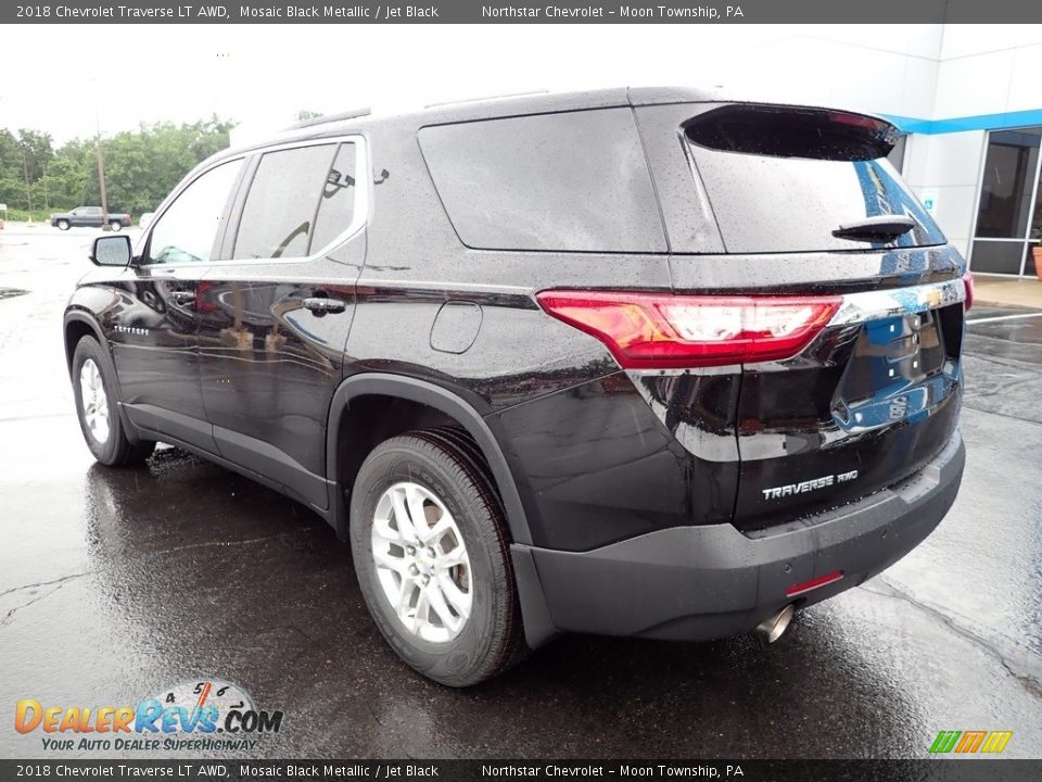 2018 Chevrolet Traverse LT AWD Mosaic Black Metallic / Jet Black Photo #4