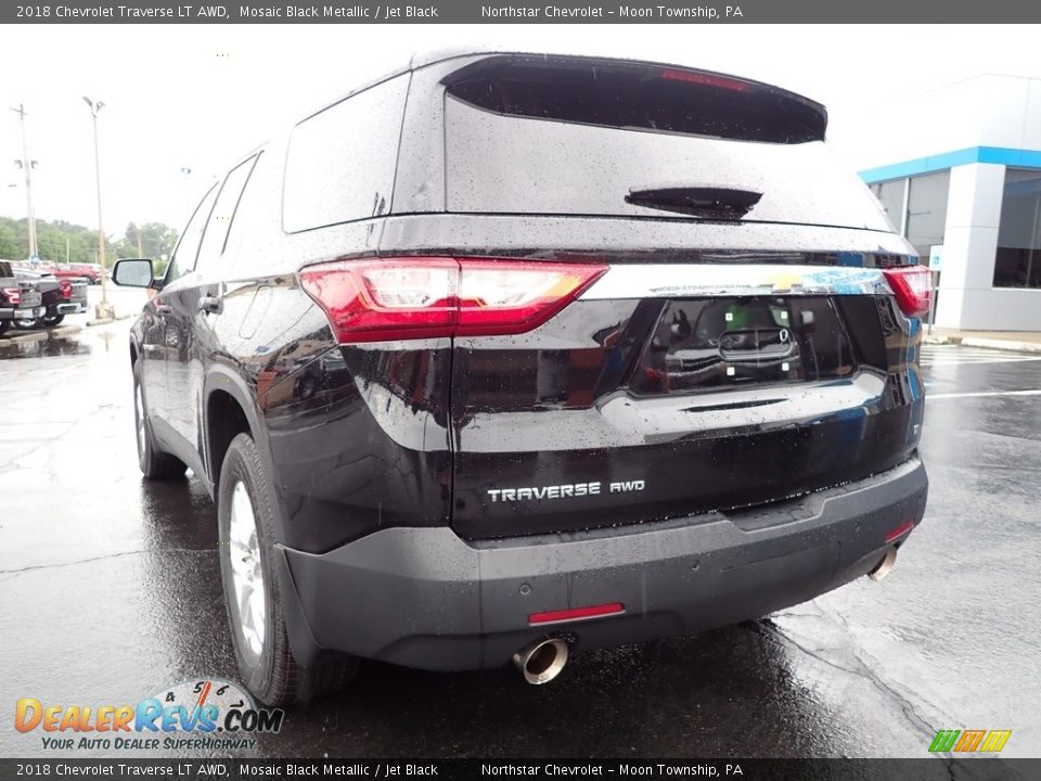 2018 Chevrolet Traverse LT AWD Mosaic Black Metallic / Jet Black Photo #5
