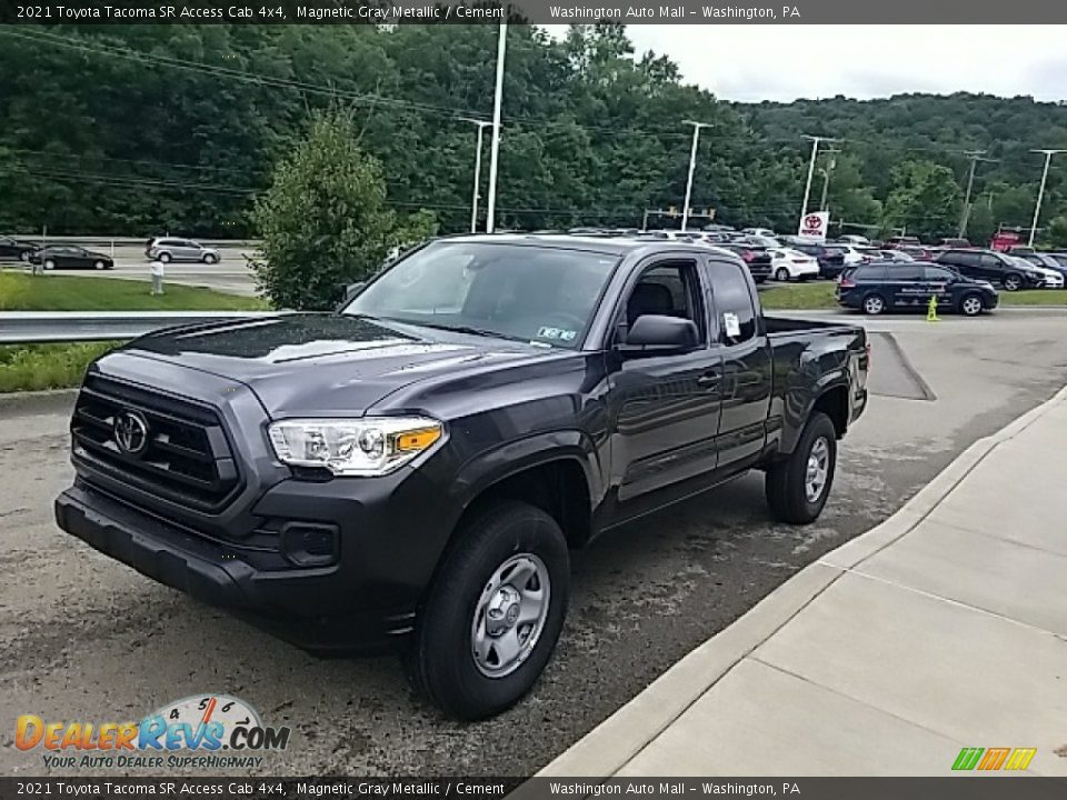 2021 Toyota Tacoma SR Access Cab 4x4 Magnetic Gray Metallic / Cement Photo #8