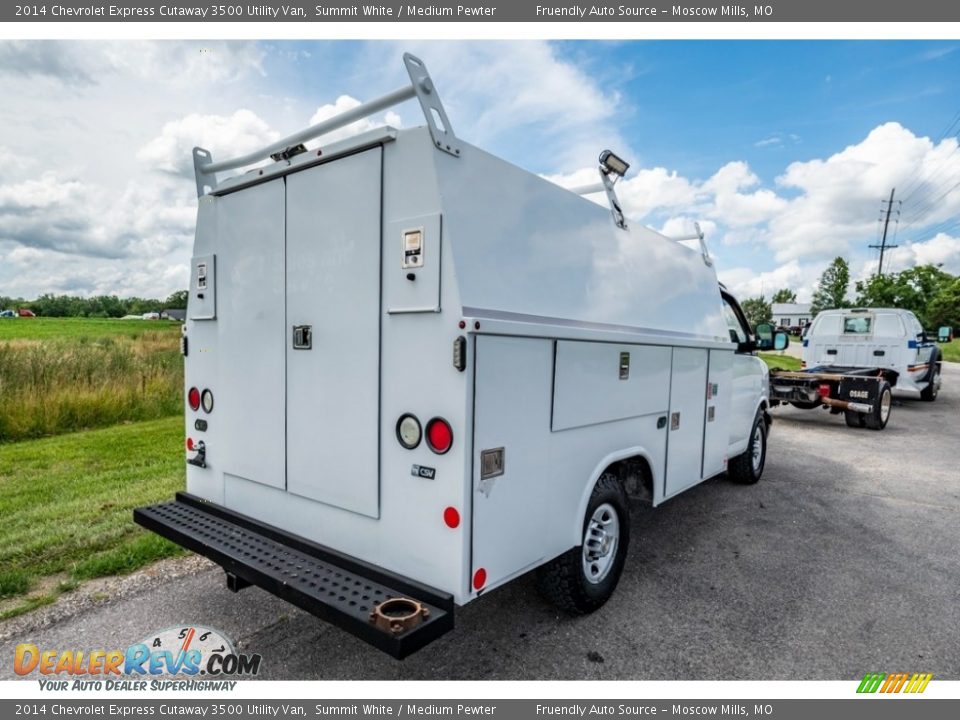 2014 Chevrolet Express Cutaway 3500 Utility Van Summit White / Medium Pewter Photo #4