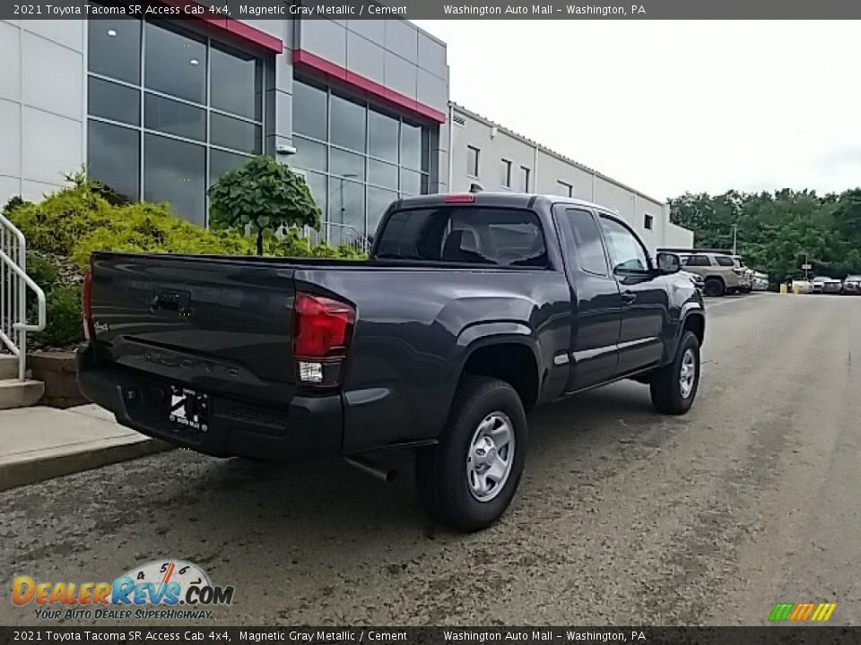 2021 Toyota Tacoma SR Access Cab 4x4 Magnetic Gray Metallic / Cement Photo #10