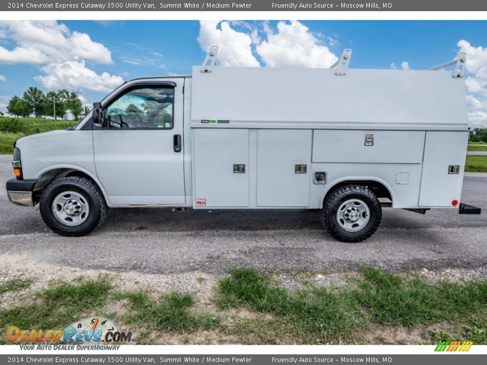2014 Chevrolet Express Cutaway 3500 Utility Van Summit White / Medium Pewter Photo #7