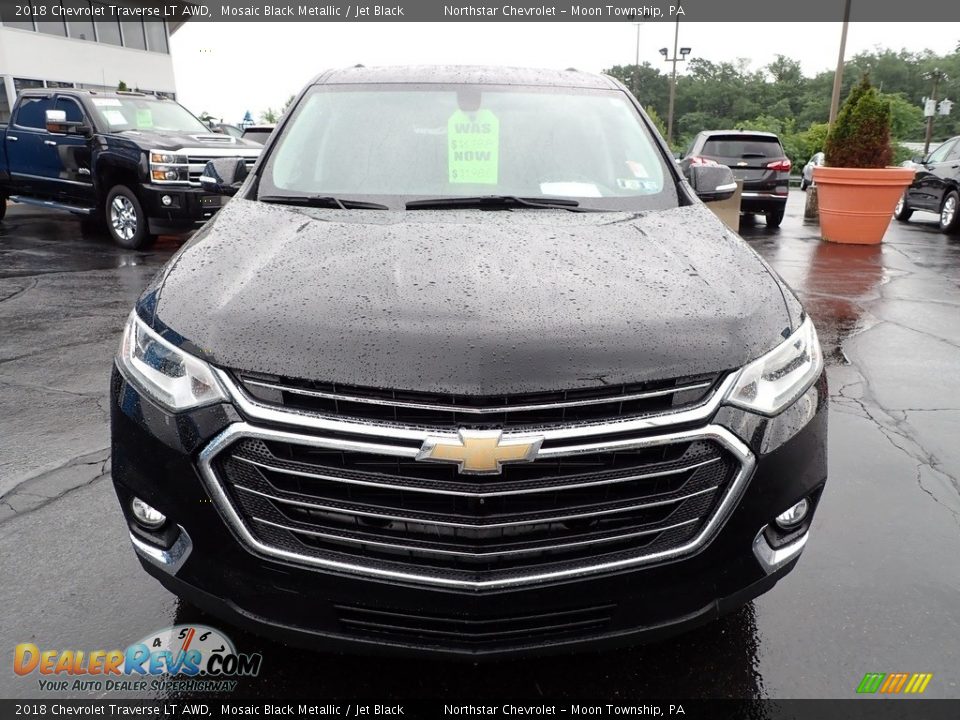 2018 Chevrolet Traverse LT AWD Mosaic Black Metallic / Jet Black Photo #13