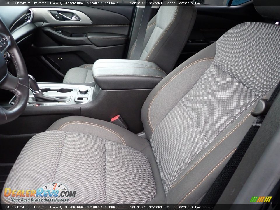 2018 Chevrolet Traverse LT AWD Mosaic Black Metallic / Jet Black Photo #20