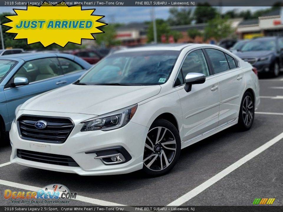 2018 Subaru Legacy 2.5i Sport Crystal White Pearl / Two-Tone Gray Photo #1