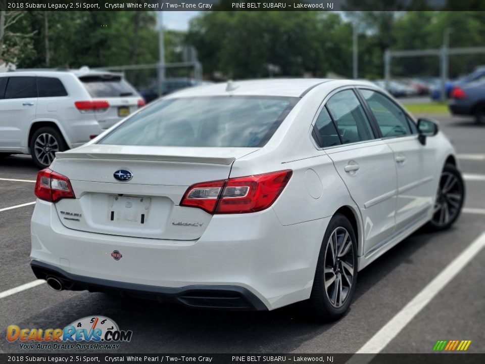 2018 Subaru Legacy 2.5i Sport Crystal White Pearl / Two-Tone Gray Photo #3