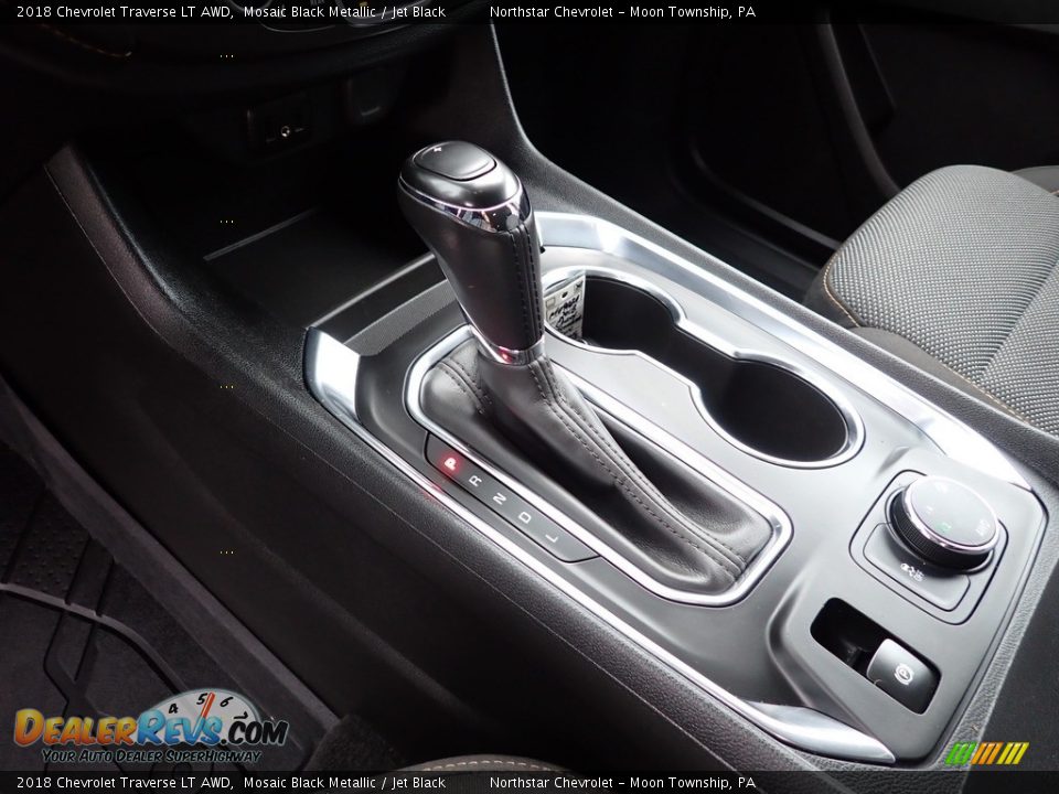 2018 Chevrolet Traverse LT AWD Mosaic Black Metallic / Jet Black Photo #26