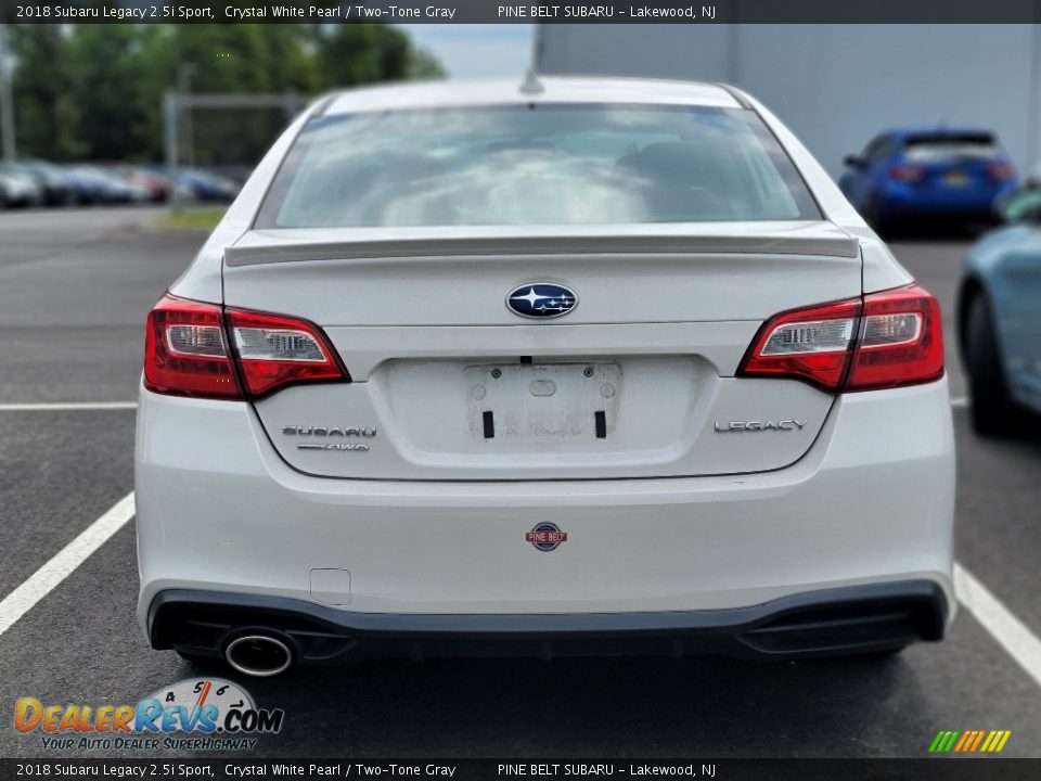 2018 Subaru Legacy 2.5i Sport Crystal White Pearl / Two-Tone Gray Photo #4