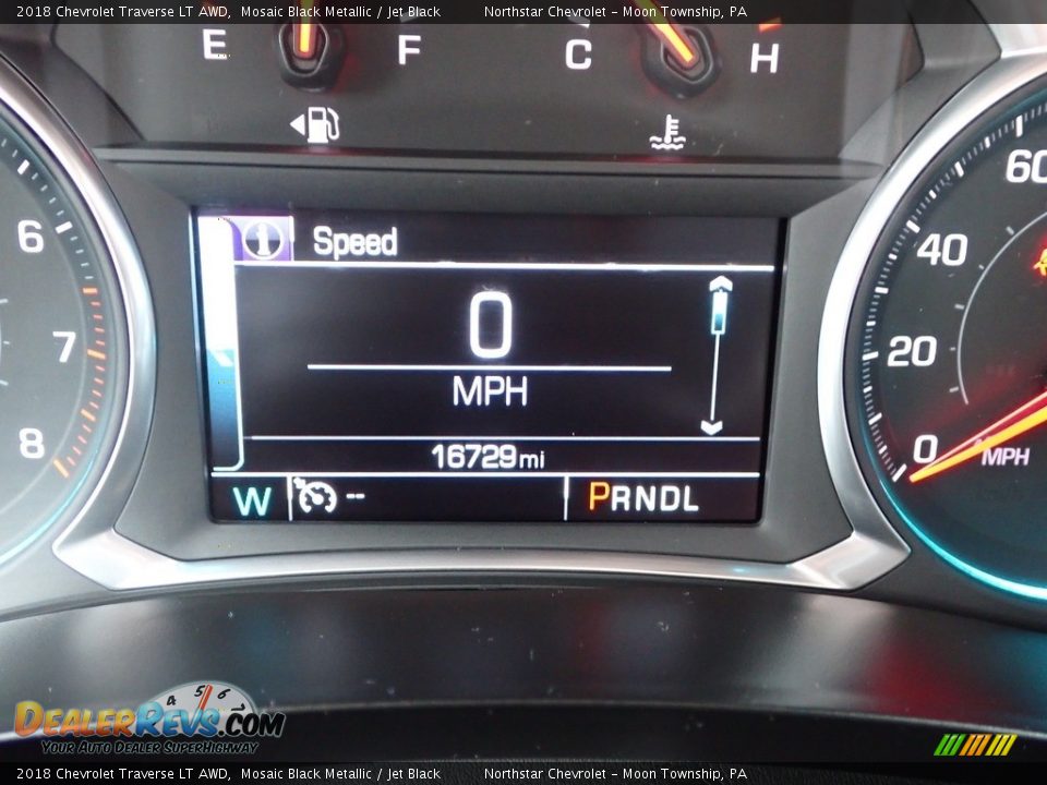 2018 Chevrolet Traverse LT AWD Mosaic Black Metallic / Jet Black Photo #29