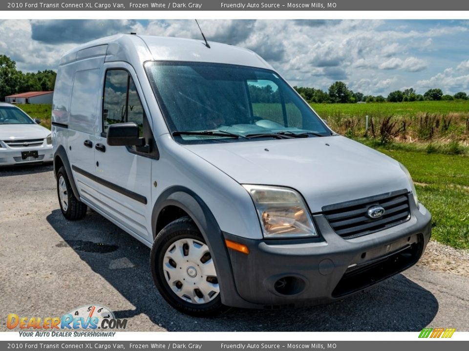 2010 Ford Transit Connect XL Cargo Van Frozen White / Dark Gray Photo #1