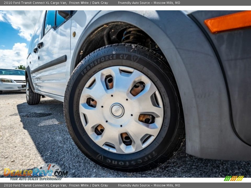 2010 Ford Transit Connect XL Cargo Van Frozen White / Dark Gray Photo #2