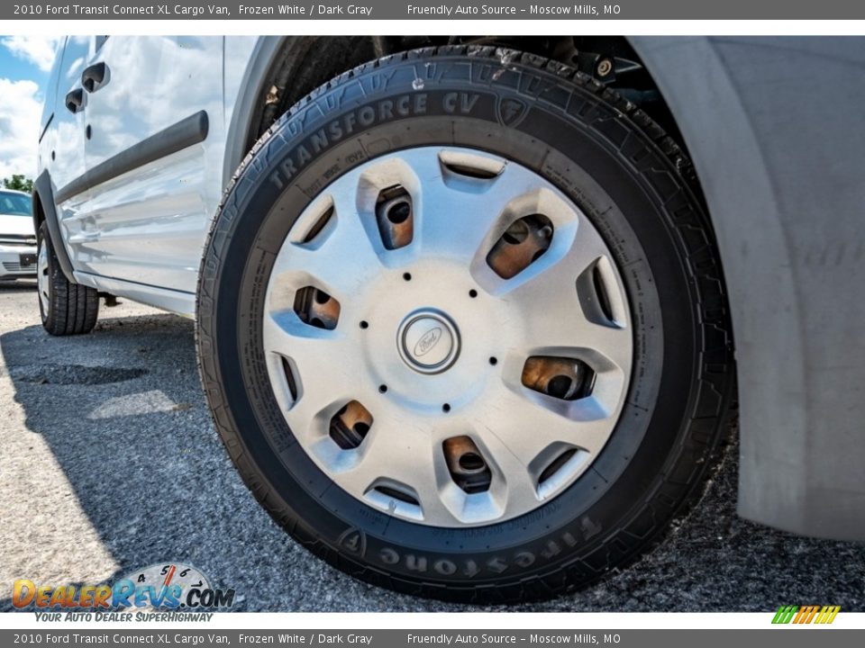 2010 Ford Transit Connect XL Cargo Van Frozen White / Dark Gray Photo #3