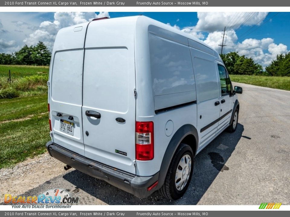 2010 Ford Transit Connect XL Cargo Van Frozen White / Dark Gray Photo #5