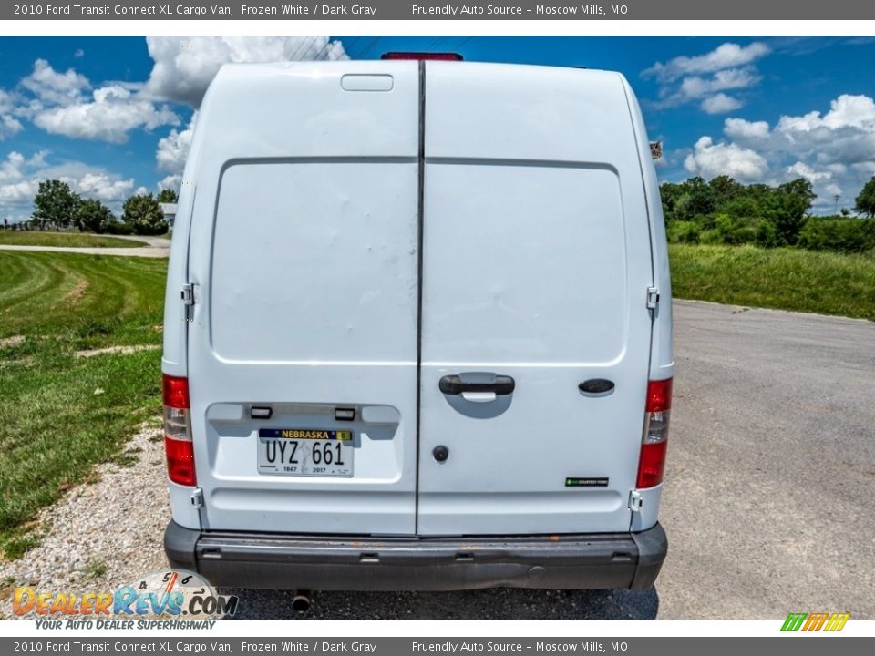 2010 Ford Transit Connect XL Cargo Van Frozen White / Dark Gray Photo #6