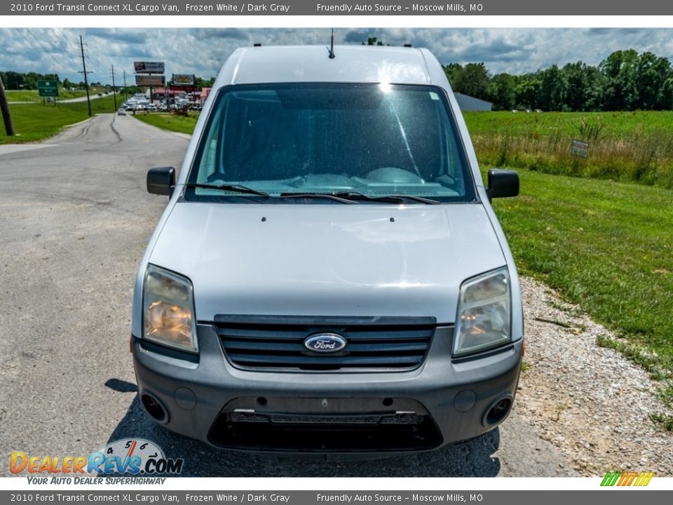 2010 Ford Transit Connect XL Cargo Van Frozen White / Dark Gray Photo #10