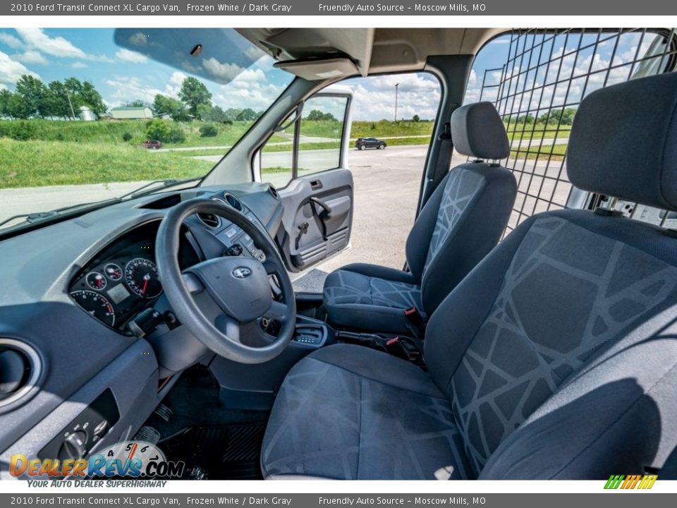 2010 Ford Transit Connect XL Cargo Van Frozen White / Dark Gray Photo #18