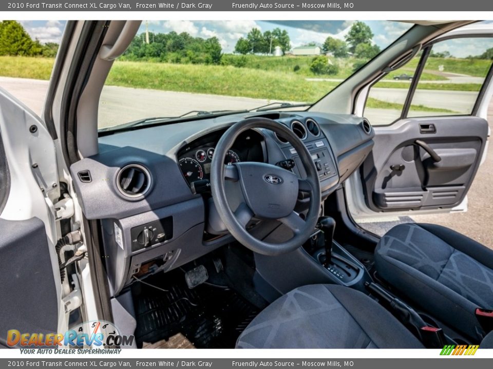 2010 Ford Transit Connect XL Cargo Van Frozen White / Dark Gray Photo #19