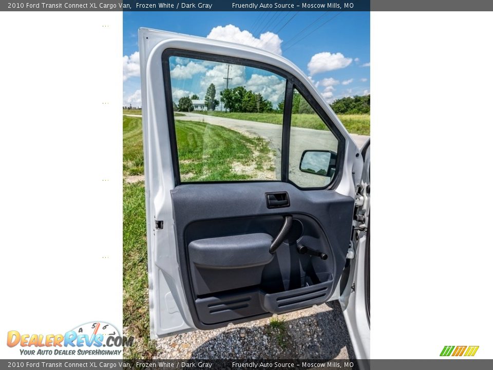 2010 Ford Transit Connect XL Cargo Van Frozen White / Dark Gray Photo #20