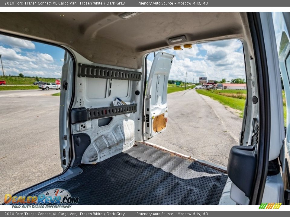 2010 Ford Transit Connect XL Cargo Van Frozen White / Dark Gray Photo #22