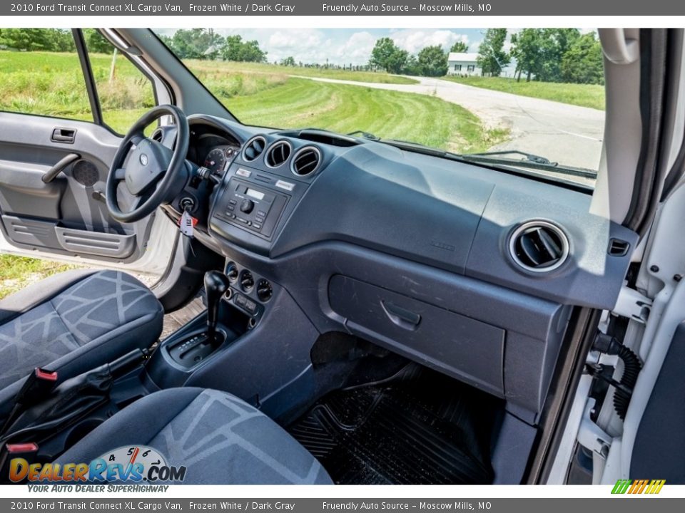 2010 Ford Transit Connect XL Cargo Van Frozen White / Dark Gray Photo #30