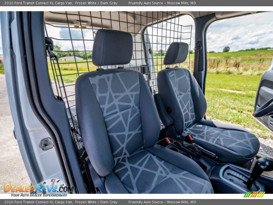 2010 Ford Transit Connect XL Cargo Van Frozen White / Dark Gray Photo #32