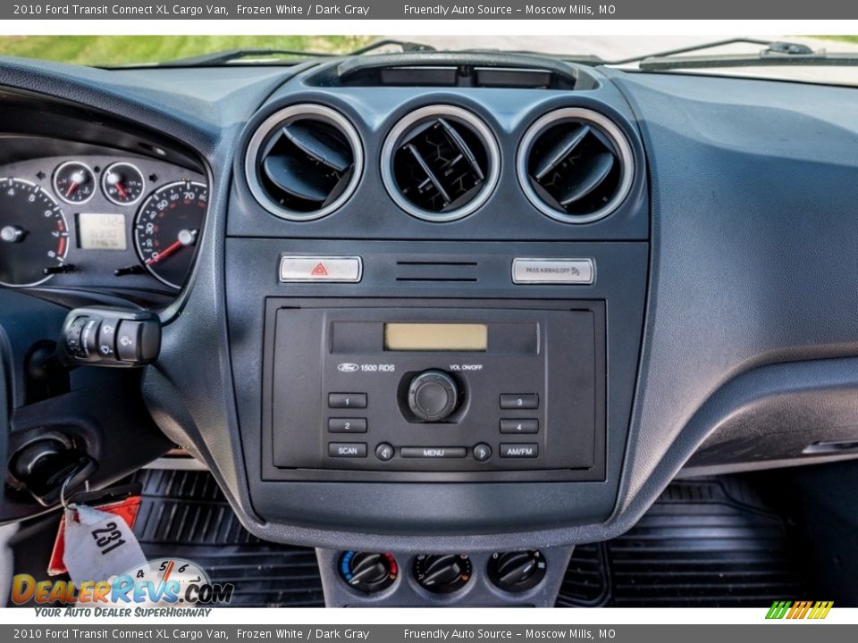 2010 Ford Transit Connect XL Cargo Van Frozen White / Dark Gray Photo #34