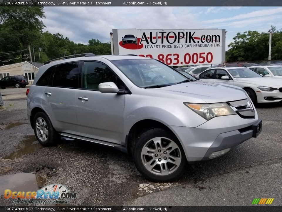 2007 Acura MDX Technology Billet Silver Metallic / Parchment Photo #1