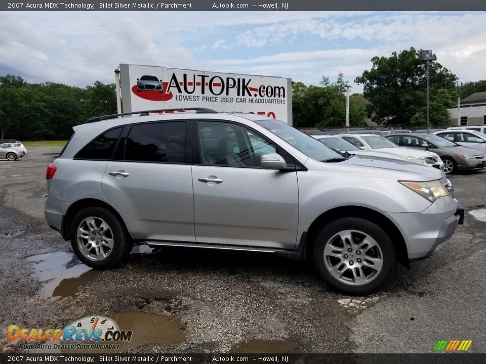 2007 Acura MDX Technology Billet Silver Metallic / Parchment Photo #2