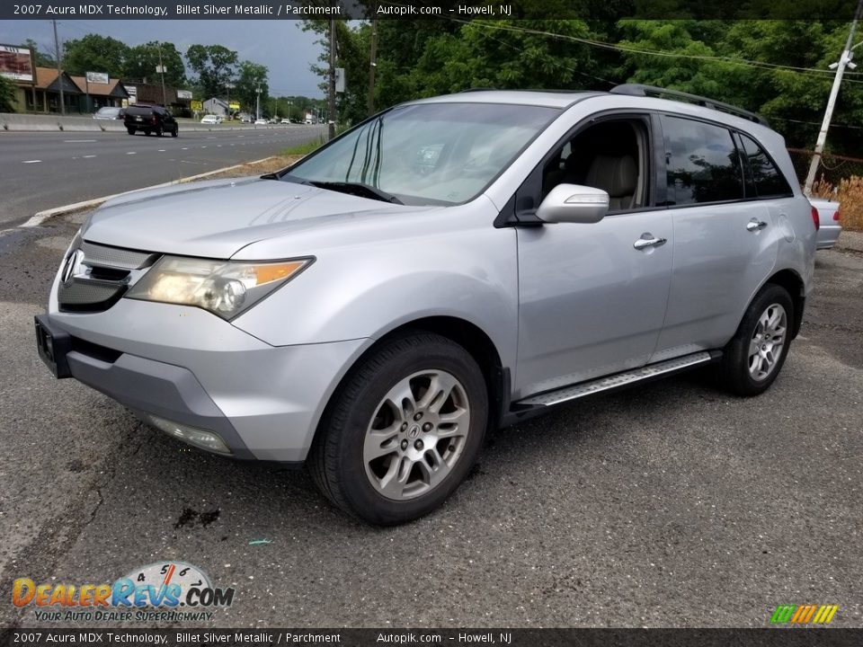 2007 Acura MDX Technology Billet Silver Metallic / Parchment Photo #6