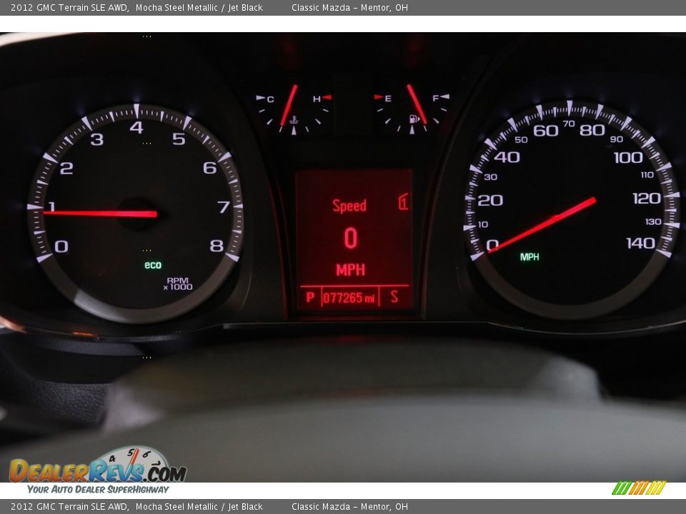 2012 GMC Terrain SLE AWD Mocha Steel Metallic / Jet Black Photo #8