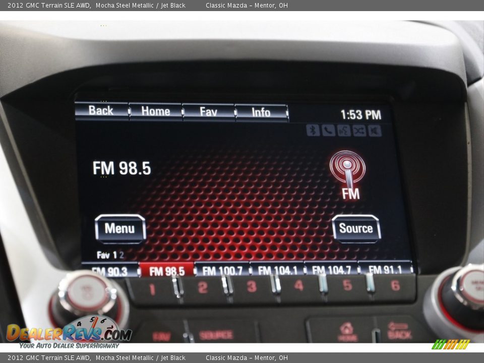 2012 GMC Terrain SLE AWD Mocha Steel Metallic / Jet Black Photo #10