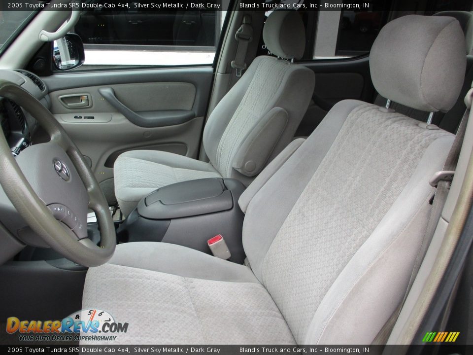 2005 Toyota Tundra SR5 Double Cab 4x4 Silver Sky Metallic / Dark Gray Photo #7
