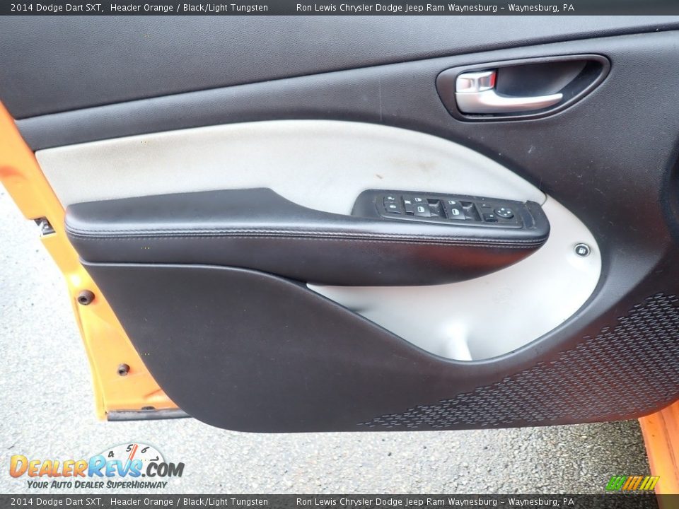 2014 Dodge Dart SXT Header Orange / Black/Light Tungsten Photo #14