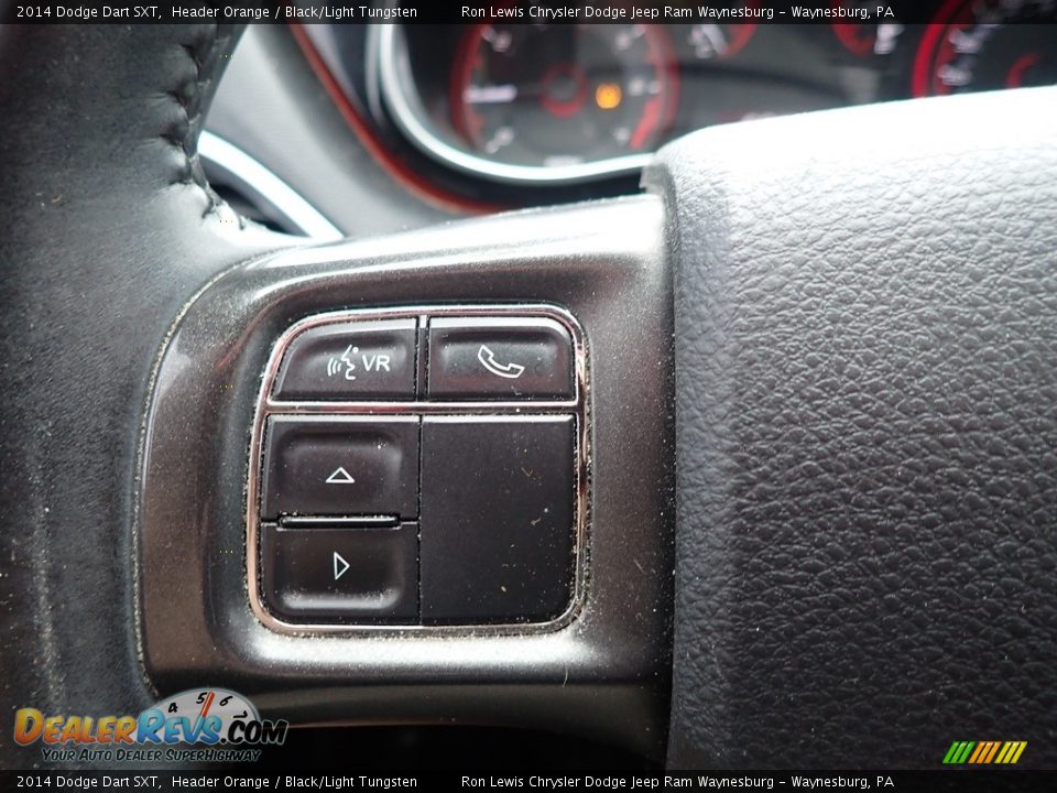 2014 Dodge Dart SXT Header Orange / Black/Light Tungsten Photo #20