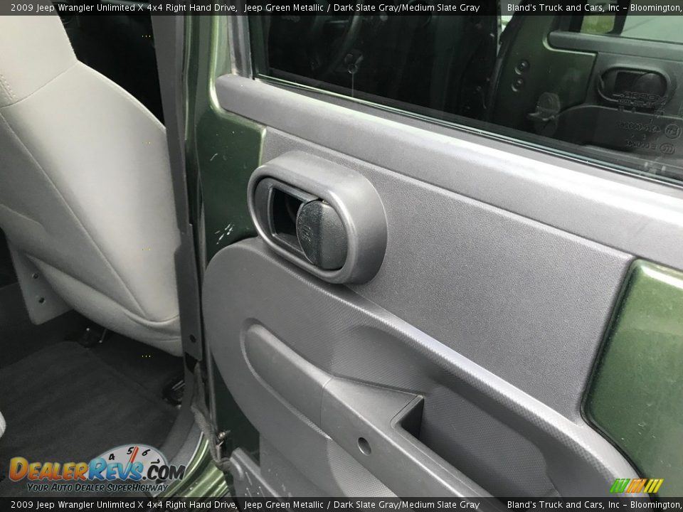 2009 Jeep Wrangler Unlimited X 4x4 Right Hand Drive Jeep Green Metallic / Dark Slate Gray/Medium Slate Gray Photo #20