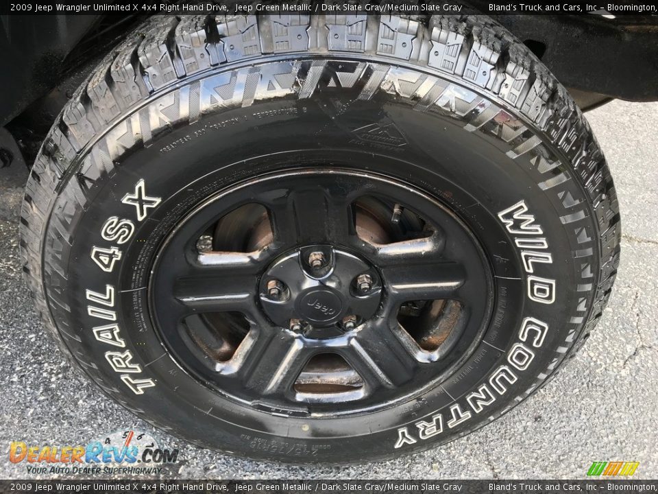 2009 Jeep Wrangler Unlimited X 4x4 Right Hand Drive Jeep Green Metallic / Dark Slate Gray/Medium Slate Gray Photo #24