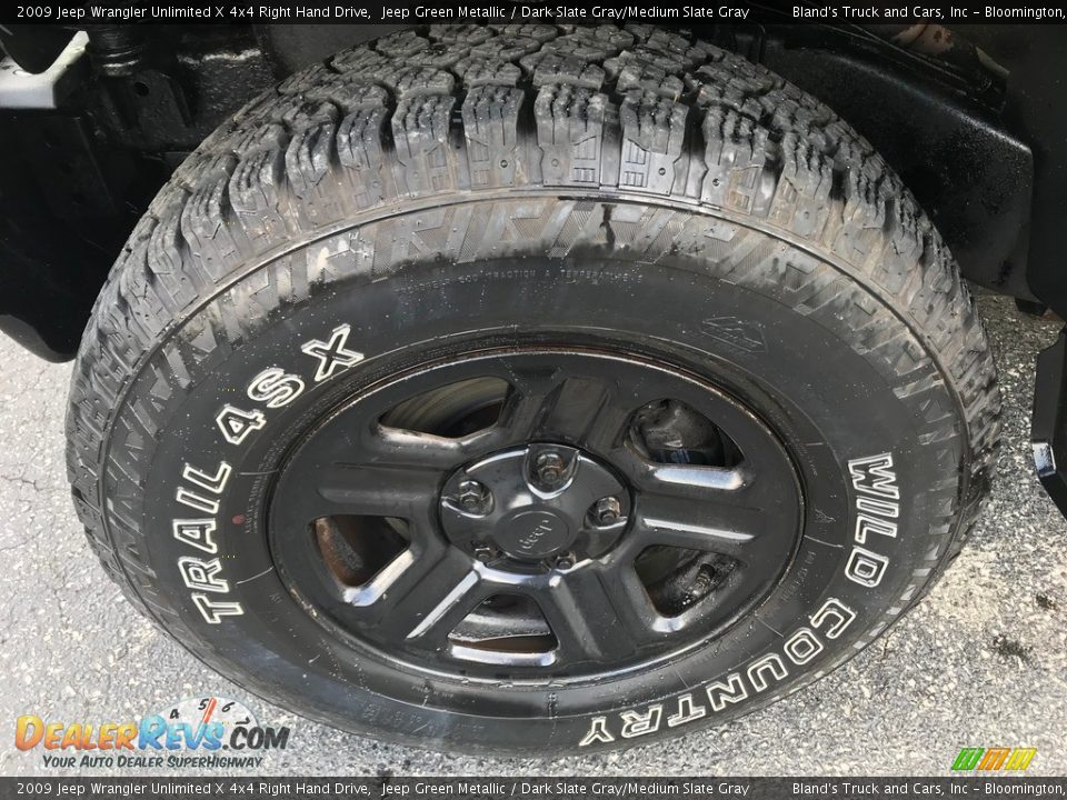2009 Jeep Wrangler Unlimited X 4x4 Right Hand Drive Jeep Green Metallic / Dark Slate Gray/Medium Slate Gray Photo #25