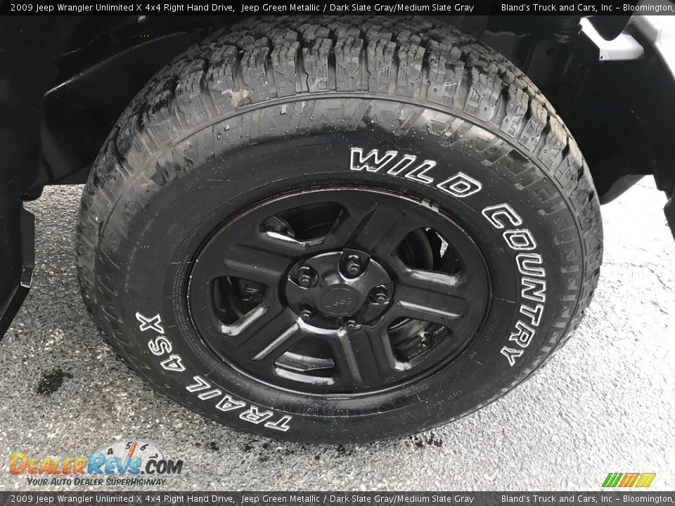 2009 Jeep Wrangler Unlimited X 4x4 Right Hand Drive Jeep Green Metallic / Dark Slate Gray/Medium Slate Gray Photo #26