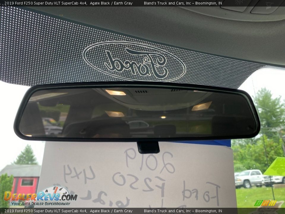 2019 Ford F250 Super Duty XLT SuperCab 4x4 Agate Black / Earth Gray Photo #31